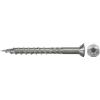 fischer Vite per terrazza FTS-RTP 5,0 x 60 BT in secchio, testa svasata TX, filettatura parziale, in acciaio inox A2, per assi e sottostrutture in legno, 450 viti e 2 punte TX20