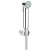 GROHE Tempesta Trigger Spray Set Doccia Completo (1 getto a pistola, grilletto per controllo preciso, SpeedClean anticalcare, flessibile antitorcitura), Cromo, 26354000