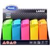 Accendino in plastica solid fluo ricaricabile Personalizzate o neutre
