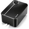 Boxtech Ossigenatore per Acquario Ultra Silenziosa 8w 4L/min, Aeratore Acquario Regolabile con pompa a doppia uscita, pompa di ossigeno per 100 - 2200 litri Pesci e Tartarughe (solo Pompa d'aria)