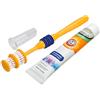 Company of Animals Arm & Hammer Fresh Spectrum Kit dentale per cani al cocco | include spazzolino, dentifricio e spazzolino da dito. Rimuove la placca, lo spazzolino a 360° pulisce i denti in profondità
