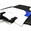Volkswagen Original Ricambi Tappetini in Gomma SET Originale, 2 Pezzi, Nero, Tappetini per Sedili Posteriori