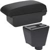OJTEMHBH Box Bracciolo Console Centrale Per Captur Per Clio 3 Auto Bracciolo Box Accessorio Parti Di Stoccaggio Interni Retrofit(C2 Black line NO USB)