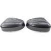 PACSCI Calotte Specchietti Per Ford Per Focus Per MK2 Per MK3 2008-2017 Copertura Specchietto Retrovisore Laterale Tappo Copri Specchietto(Carbon fiber)