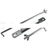 ELVEZIO ESPOSITO INTERNI E ACCESSORI PER Staffa Supporto Batteria per Fiat 500 N, Fiat 500 D, Fiat 500 F, 500 L, 500 R, 500 Giardiniera e Autobianchi Bianchina Berlina, Trasformabile, Panoramica e Cabriolet