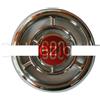 ELVEZIO ESPOSITO INTERNI E ACCESSORI PER Fregio Anteriore Rotondo in Plastica con Scritta 600 Compatibile con Fiat 600 D e 600 Multipla Epoca