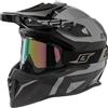 Befast - Casco MUD II, Casco Moto da Cross Enduro con Calotta Termoplastica, EPS Doppia Densità, Omologato ECE 22.06, Ventilazione Multipla e Cinturino Doppio Anello, Diversi Colori Disponibili