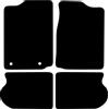Kovvar Basic Tappetini auto per Suzuki Vitara | 1988-1998 | 4 pezzi | Feltro agugliato 5 mm | Moquette su misura | Antiscivolo