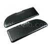 ELVEZIO ESPOSITO INTERNI E ACCESSORI PER Pantine Parasole Colore Nero Compatibile con Fiat 500 F, 500 L, Fiat 500 R, Fiat 500 Giardiniera Base F, 600 e Autobianchi Bianchina Berlina Base F, Cabriolet Base F e Panoramica Base F.