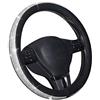 ETOPARS Coprivolanti per Auto Coprivolante in Cristallo Strass Bling Bling Cuoio Volante Coprivolante Traspirante Nero 15 Pollici per Ragazze Donna