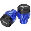 AUytcin viti per specchietto moto Per Guzzi V100 Mandello V7 Stone V8S TT Bobber Breva 850 1100 1200 Tappo Per Foro Specchio In Alluminio Per Moto(Blue)