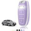 TOOMUME Cover Chiave Auto per Audi A3 8Y Sportback A6 C8 C7 A4 A5 A7 A1 Q8 | Silicone Morbido, Antiurto, Anticaduta, Antigraffio, Custodia Protettiva Chiave per Q3 Q4 Q5 Q7 S3 S6 RS Etron Quattro S Line