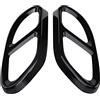 TKSE Copri Tubo di Scarico, 1 Paio di Copri Tubo di Scarico per Terminale di Scarico per Mercedes Benz GLC Classe C E C207 Coupe 14-17(Nero)