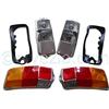 ELVEZIO ESPOSITO INTERNI E ACCESSORI PER Fanali Posteriori Completi Di Guarnizioni E Lampadine Compatibile con Fiat 500 F/L/R