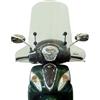 BRIXIAMOTO FABBRI parabrezza moto trasparente TOP ALTO compatibile con KYMCO PEOPLE ONE 125 2013-2019
