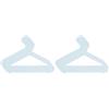Bieco 04014156 Set di 16 Grucce Appendiabiti per Bambini, 29,5 x 18 x4,23, Blu (Ghiaccio Blu)
