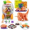 ZURU SMASHERS Smashers Dino vs Aliens Medium di ZURU, uovo giocattolo da distruggere per bambini (TRICERATOPS)