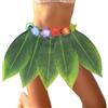 Generico Gonna di ErЬa - 36x14 Cm Foglie Verdi con Fiori | Costume Bambini per Halloween, Cosplay, Spiaggia, Festa, Palcoscenico | Ragazze, Ragazzi, Adolescenti, Giovani