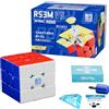 Moyu RS3M V5 Speed Magic cube 3x3x3, Stickerless Magnetic 3x3 Cube Smooth Easy to turn, for Competition Training and birthday gifts(Magnetic Version)