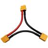 VUNIVERSUM Adattatore Premium XT60, spina dorata maschio femmina Lipo per la ricarica della serie di cavi seriali a 2 spine, cavo adattatore 12 AWG di Mr. Plug, Modellbau®
