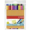 STABILO - Fineliner - point 88 | Astuccio da 30 (25 + 5 NEON), Colori assortiti