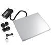 SOULONG Heavy Duty Digital Bilancia pesapersone, Heavy Duty 300 kg x 0.1 lb spedizione digitale Bilancia postale base ABS manico nascosto regolabile piedi unità di conversione 300 kg 30 × 38 × 4 cm