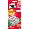 Pritt Flex Roller Correttore a Nastro, Confezione da 2 (4.2 mm x 10 m) | Per coprire ogni errore, Riscrivibile, Per frasi e lettere singole, Pratico, Riciclabile, Applicatore flessibile