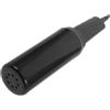 MAGICLULU Mini Pompa Portatile per Palloni e Gonfiabili Doppia Apertura | Plastica Nera, Supporto per Valvole Multiple, Accessori per Aghi, Uso All'aperto e Tempo