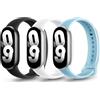 Monuary Cinturini per Xiaomi Smart Band 10/9/8, 3-12 Pezzi