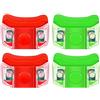 JANZU 4 Luci di Navigazione Un LED per Barche per Barche, Yacht, Motoscafi, Caccia nel Bici, Notturna, Pesca (Rosso, Verde)