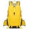 PORRASSO Zaino da Trekking 40L Zaino Impermeabile Durabile Leggero Zaini Reflettenti Backpack per Donna Uomo Campeggio Arrampicata Passeggiate Viaggio Sport Giallo