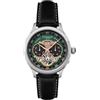 Thomas Earnshaw Orologio automatico da uomo Baron Grand Date Calendar Open Heart ES-8187 da 43 mm con cinturino in pelle