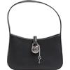 Michael Kors Lyra - Borsa a tracolla piccola con cerniera, colore: Nero, nero, Small