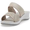 inblu Ciabatte A Doppia Fascia Regolabili A Strappo Sandali a ciabattaDonna