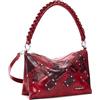 Desigual borsa a tracolla Glow Red Dortmund Across Body Bag Carmine rosso