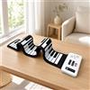 Pianola Arrotolabile 49 Tasti Multifunzione per Aula Scolastica, Bambini