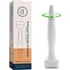 songyea Derma Stamp, Microneedling, Stamp professionale con 140 aghi in vero titanio per capelli, crescita della barba, viso, corpo (Premium Edition)