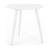 Bizzotto Ridley, tavolino Ø50 cm bianco