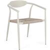 Bizzotto Sedia con braccioli linares wall