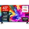 TCL 43SF560 - 43-inch QLED Direct Smart Full HD LED TV with Fire TV and