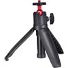 Gadpiparty Selfie Stick Treppiede Multifunzione per Fotocamera, Nero | Lega di Alluminio e Pc, Attacco 1/4 Pollice, Design Telescopico, per Vlogging e Riprese su Tavolo