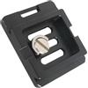 ECVGHD Piastra universale per fotocamera a sgancio rapido, 3 canali di montaggio, 6 piedini antiscivolo