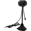 Yardwe Webcam per Computer HD 8mp Plug And Play per Laptop Desktop | Microfono con Riduzione Rumore, Plastica e Metallo, Design Compatto Elegante, per Studio e Casa
