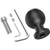 Whoasyst Testa a sfera professionale in alluminio con meccanismo di bloccaggio rapido e rotazione completa per treppiede fotocamera Addons Whirling Photography Mount