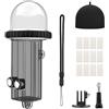 ECVGHD Custodia impermeabile per Pocket 3 Subacquea Subacquea Housing Action Camera