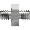 DOPNMUH Accessorio Montaggio Filettatura Adattatore Vite Inossidabile, ZS55052 | Piattaforma centrale in acciaio 1/4-20 lato per la conversione della piastra della testa del treppiede della fotocamera
