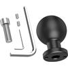 Whoasyst Testa a sfera professionale in alluminio con meccanismo di bloccaggio rapido e rotazione completa per treppiede fotocamera Addons Whirling Photography Mount