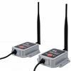 Luocute Kit Trasmettitore e Ricevitore Video per Telecamera Wireless da 2,4 GHz, Lungo Raggio 300 M, Bassa Latenza 100 Ms, Resistente Alle Intemperie, con AHD TVI CVI 1080p, per Rimorchi