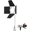 Godox ML-B4 Magnetic Barndoor Compatibile con ML40 ML150Bi, ML80Bi, ML100Bi, ML100R, ML60II Bi, ML60Bi LED luci video