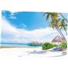 DIYEAH 1 Pz Fotografico Hawaiano Spiaggia Decorazioni per Feste e Sfondi Fotografici per Eventi e Compleanni